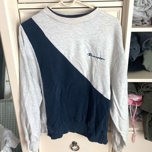 Champion Cut and Sew Vintage Sweatshirt Hoodie